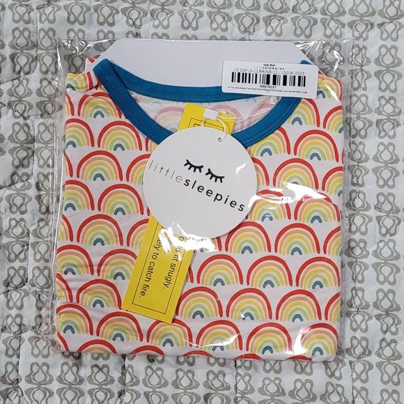 Little SleepiesPrimary Rainbows Shorts Set3T